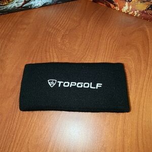TOP GOLF Embroidered Logo Women's Knit Headband 100% Acrylic